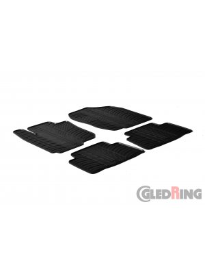 Original Gledring Passform Fußmatten Gummimatten 4 Tlg.+Fixing - Toyota Rav4 2006-2013 5Türig